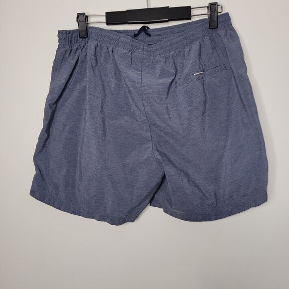 Nike Court Men Shorts Large Drawstring Elastic Waist Pockets Unlined Blue - Picture 3 of 10